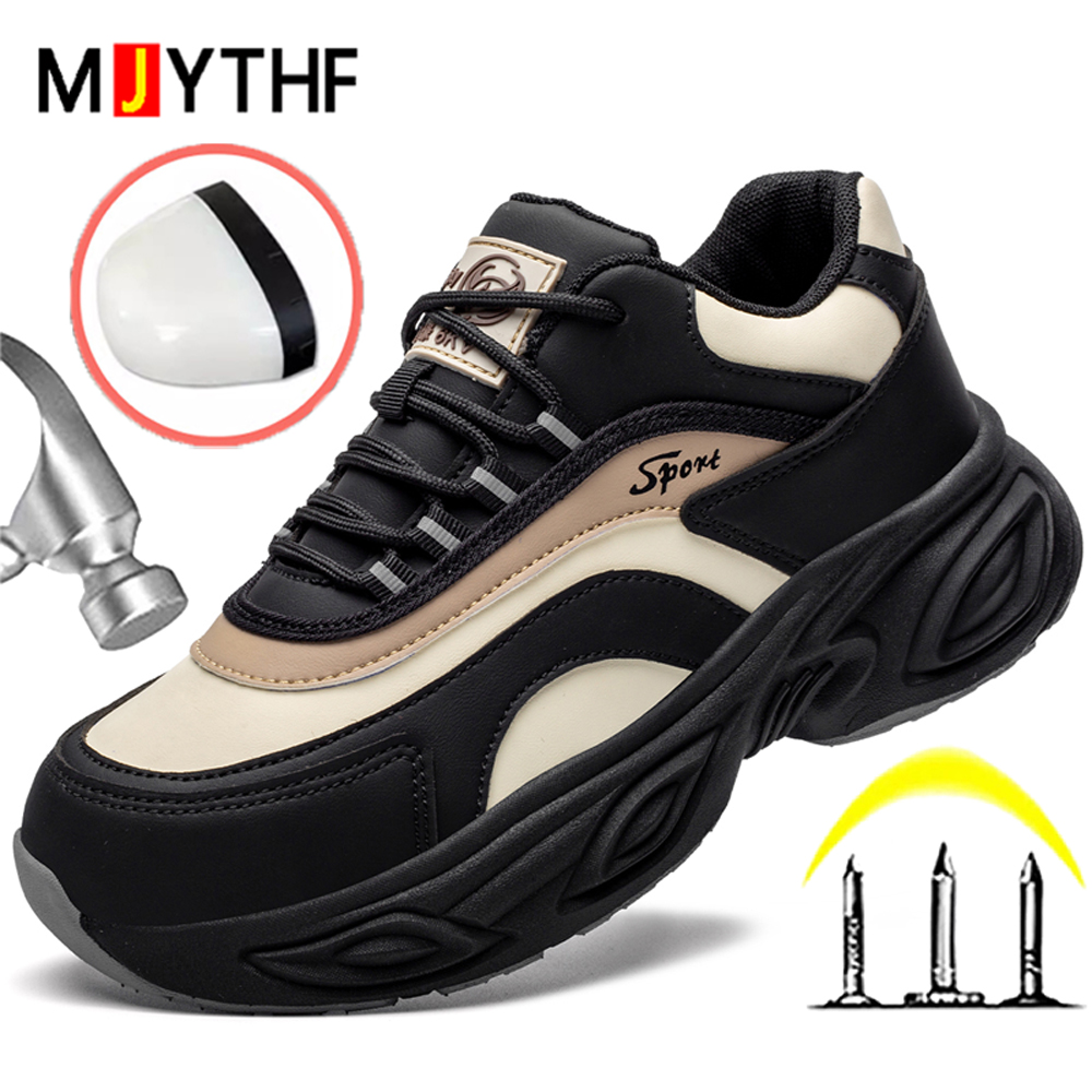 Sneaker Care - รองเท้าผู้หญิงแบบมีฉนวน 6KV รองเท้านิรภัยปลายเท้าคอมโพสิต รองเท้าผ้าใบทำงาน รองเท้าป้องกันแบบมีพื้น รองเท้าบูททำงานกันลื่น