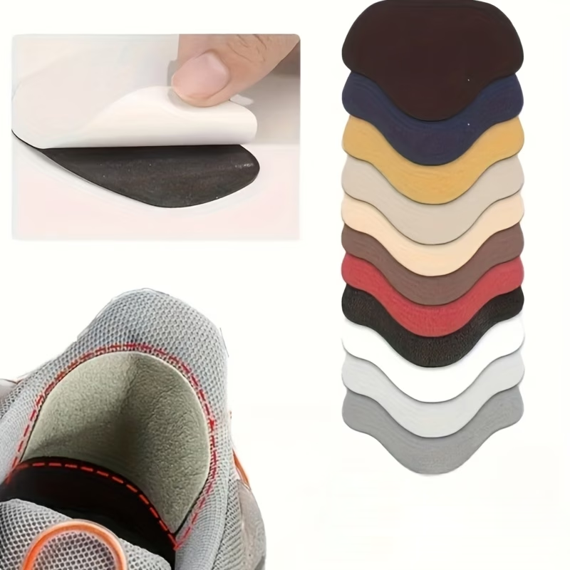 Sneaker Care Set - ชุดแผ่นปะซ่อมรองเท้าผ้าใบ 4 ชิ้น, ไม่ต้องเย็บ, แผ่นป้องกันส้นเท้า (ป้องกันการเสียดสี,