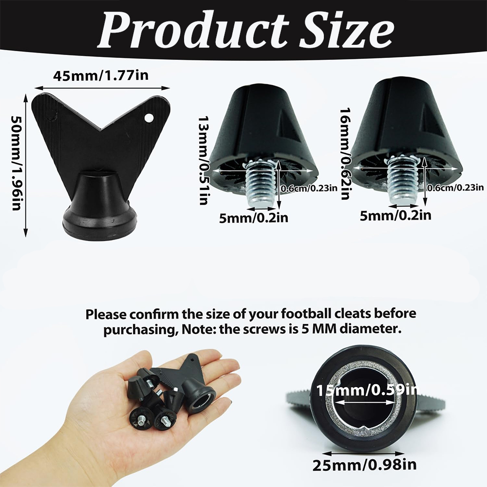 4/12PCS รองเท้าฟุตบอล Studs เป - Sneaker Care Set บทวิจารณ์และราคา