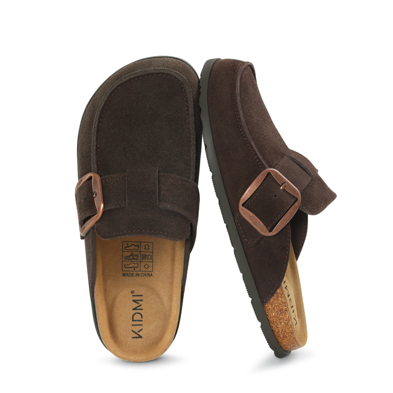 รองเท้าแตะหนังกลับแท้ Litfun ส - Insole Memory Foam บทวิจารณ์และราคา