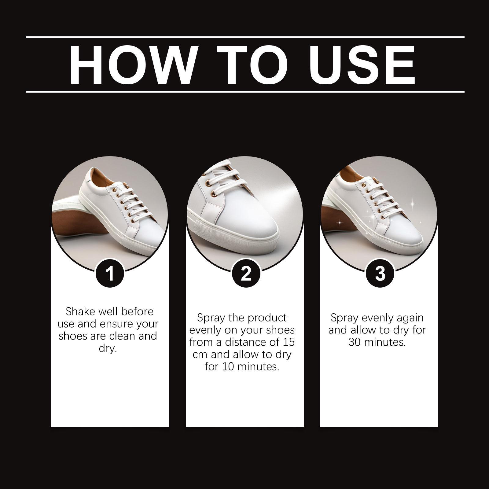 สเปรย์กันน้ำสำหรับรองเท้า, สเป - White Sneaker Care Kit บทวิจารณ์และราคา