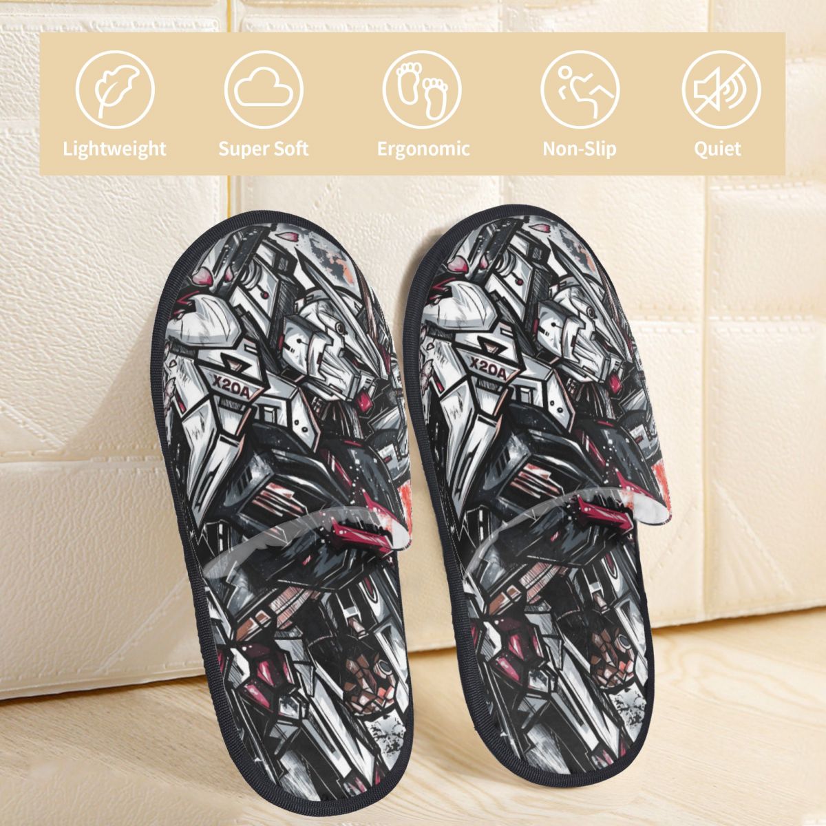 รองเท้าแตะห้องนอนลายโมบิลสูทกั - Insole Memory Foam บทวิจารณ์และราคา