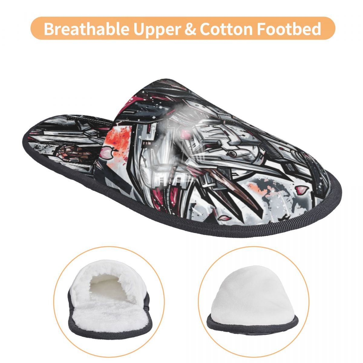 รองเท้าแตะห้องนอนลายโมบิลสูทกั - Insole Memory Foam บทวิจารณ์และราคา