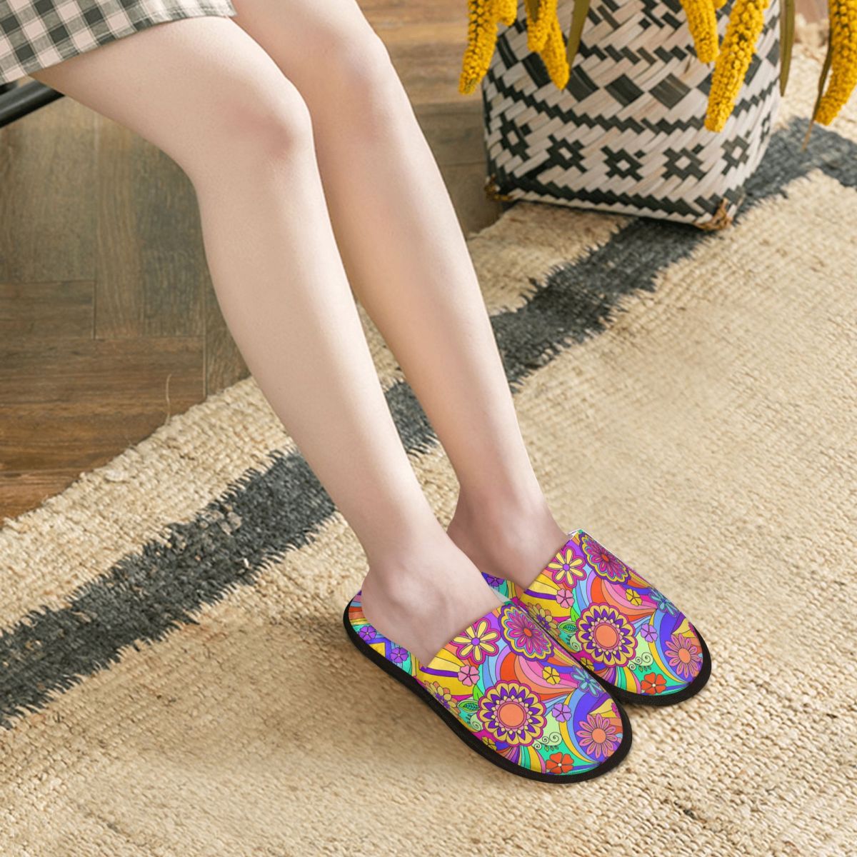 รองเท้าแตะลายดอกไม้สไตล์กรูวี่ - Insole Memory Foam บทวิจารณ์และราคา