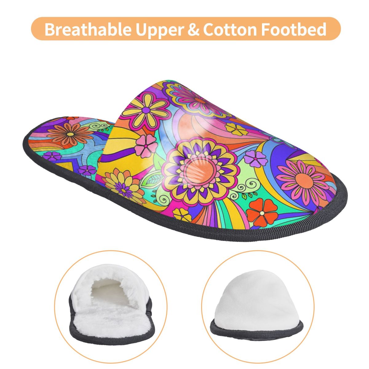 รองเท้าแตะลายดอกไม้สไตล์กรูวี่ - Insole Memory Foam บทวิจารณ์และราคา