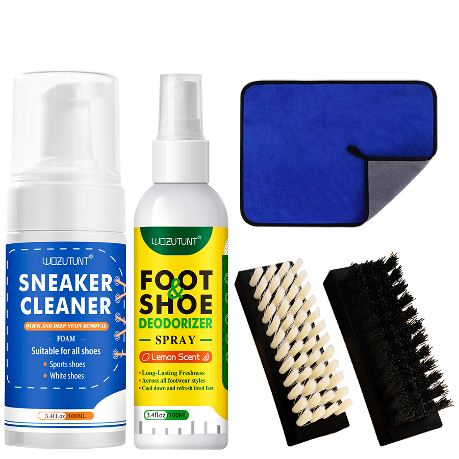 ชุดทําความสะอาดรองเท้าสีขาว โฟ - White Sneaker Care Kit บทวิจารณ์และราคา