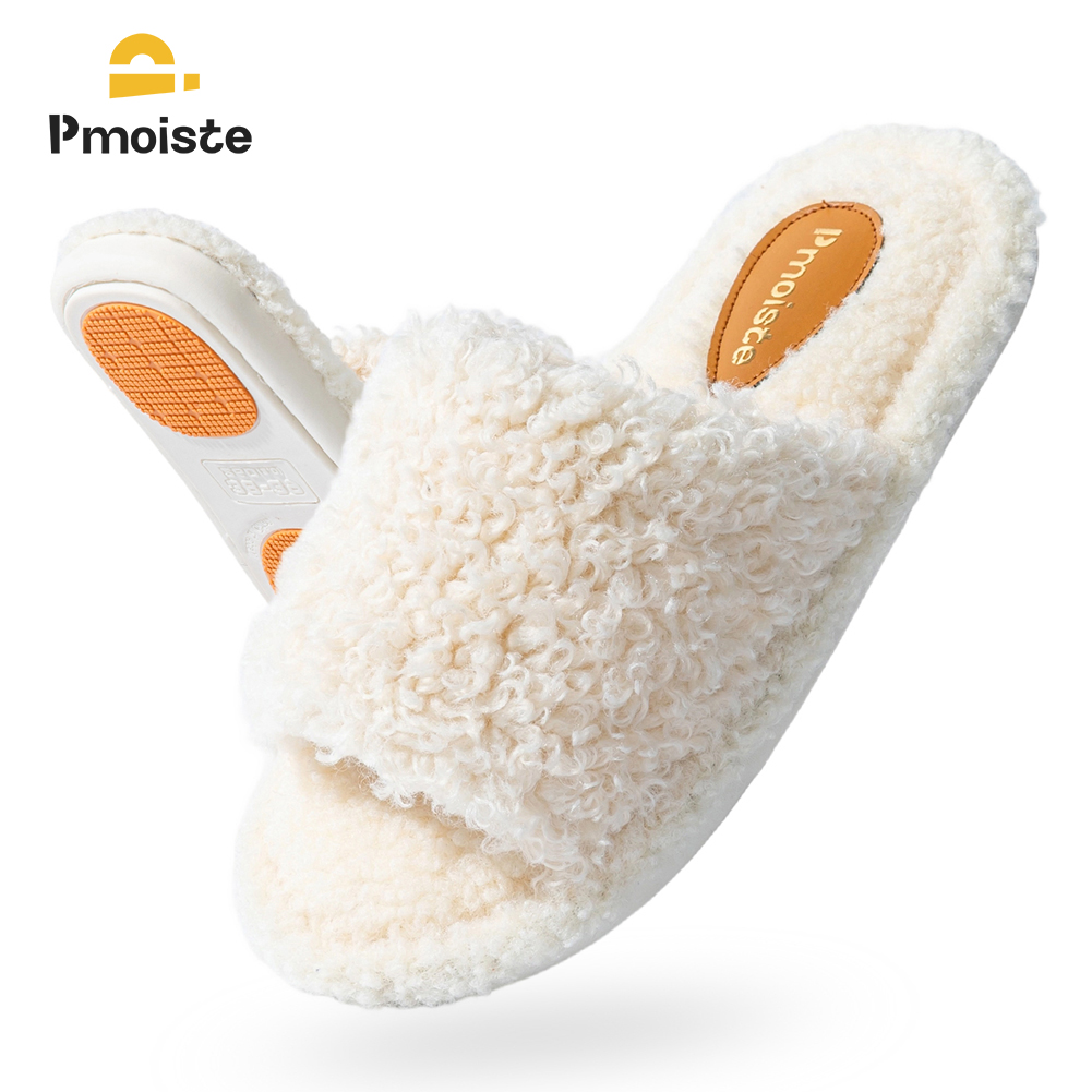 รองเท้าแตะในบ้าน Pmoiste Fuzzy - Insole Memory Foam บทวิจารณ์และราคา