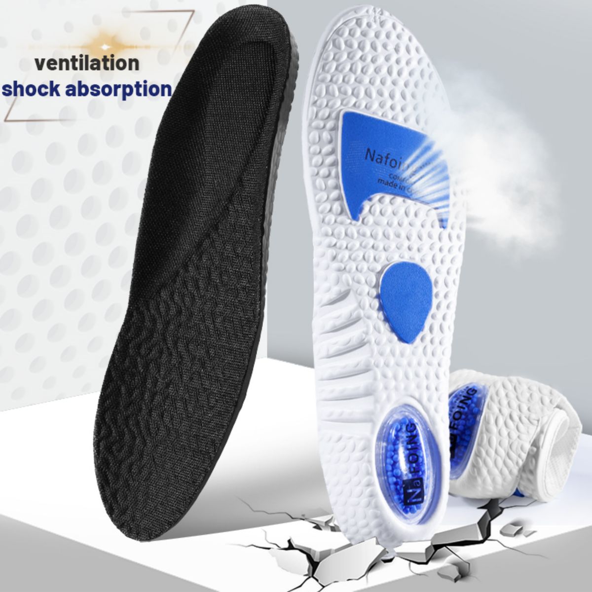 แผ่นรองในรองเท้ากีฬาดูดซับแรงก - Insole Memory Foam บทวิจารณ์และราคา